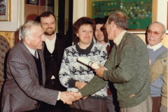 Consegna Diploma di Cavaliere Ufficiale 1986