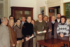 Consegna Diploma di Cavaliere Ufficiale 1986