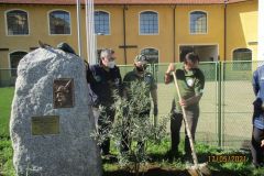 17 maggio 2021 - piantumazione ulivo presso monumento don Gnocchi