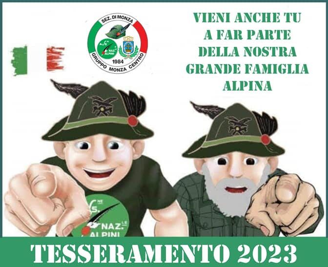 Scopri di più sull'articolo Campagna tesseramenti 2023